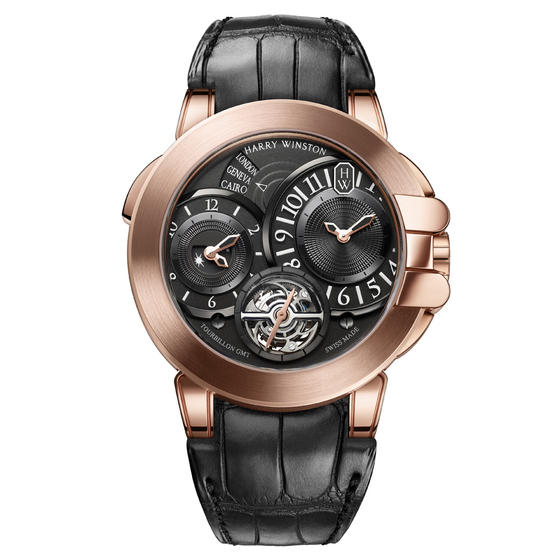 Replica Harry Winston OCEAN TOURBILLON GMT OCEATG45RR003 watch